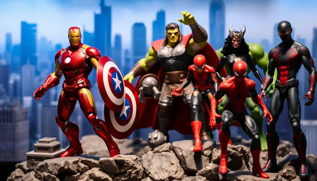 Action Figures dos Vingadores