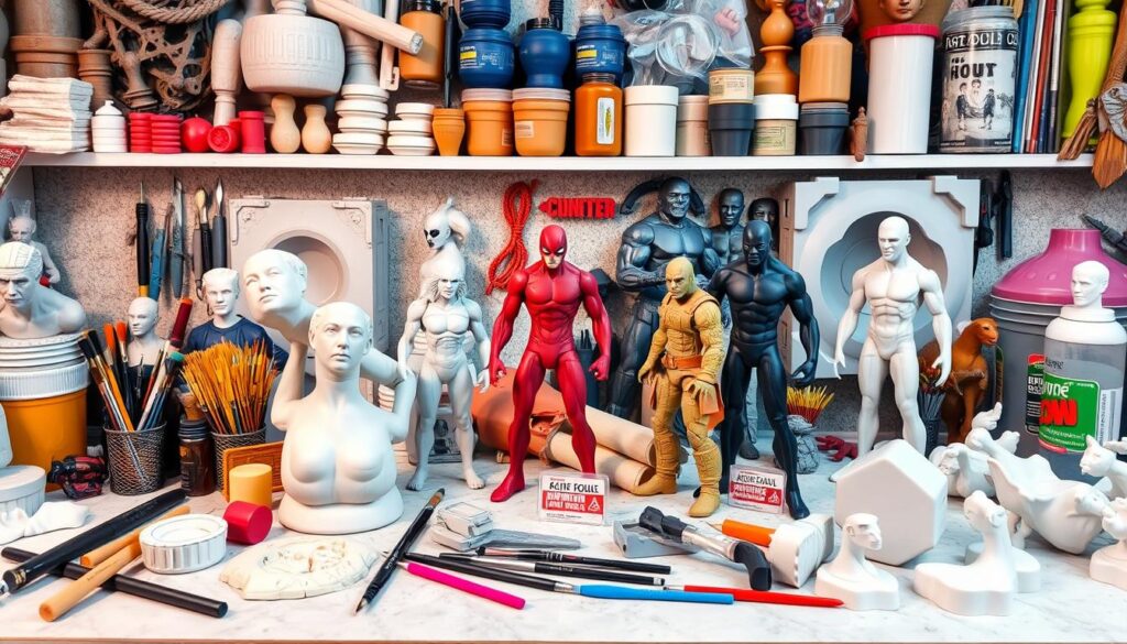 Técnicas de produção de action figures