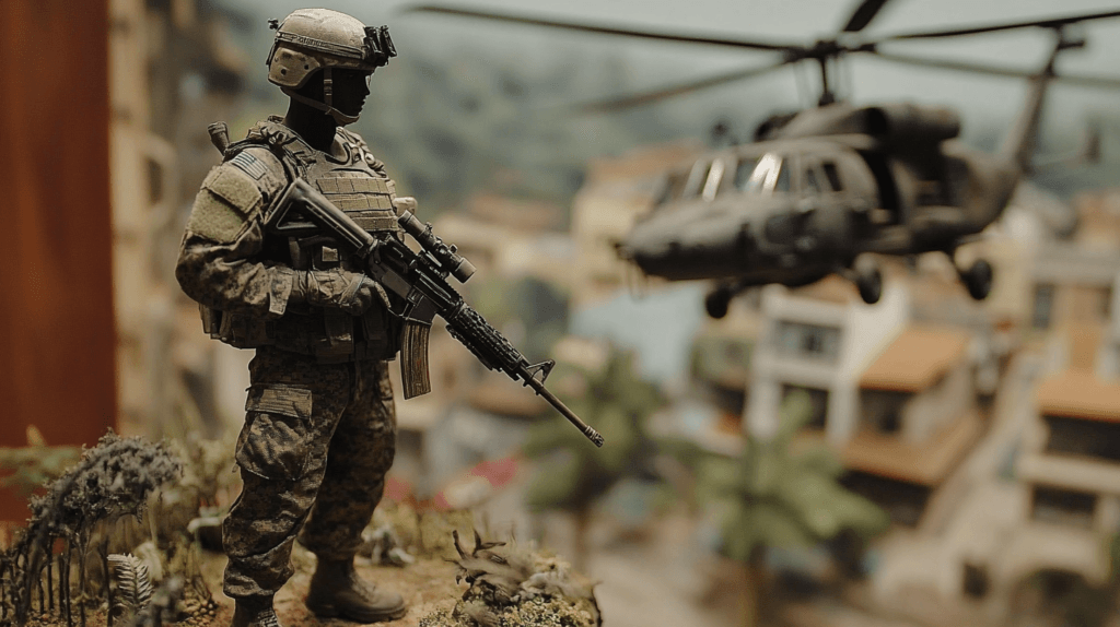 diorama militar