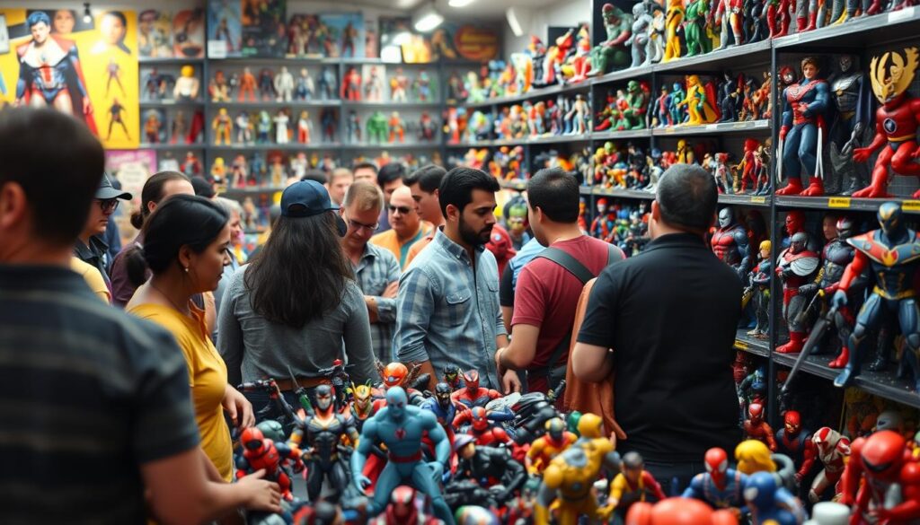mercado de action figures e colecionismo